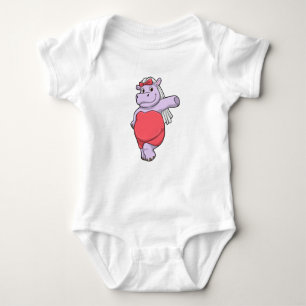 Body Hippo en mariée avec Voile & Bow