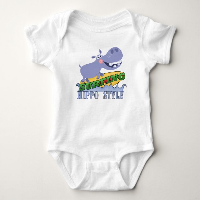Body Hippopotame de surfer (Devant)