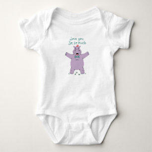 Body Hippopotame T'aime Tellement