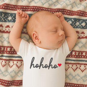 Body Ho Ho   Christmas Heart Modern Minimalist