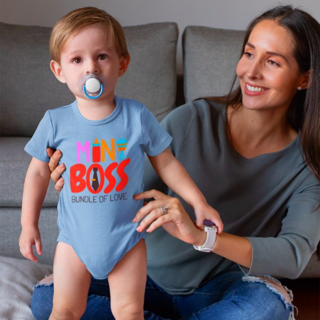 Body Hochet Biberon Baby Boy Boss Bundle of Love (Créateur téléchargé)