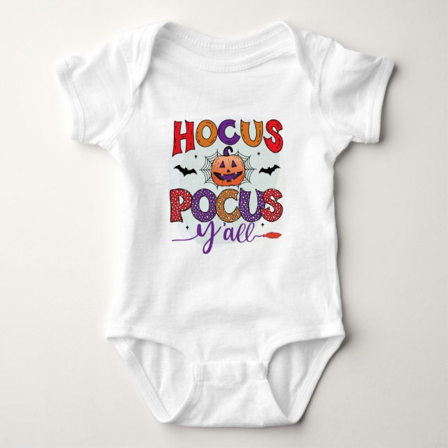 Body Hocus Pocus Y'All Bodysuit pour bébé (Devant)