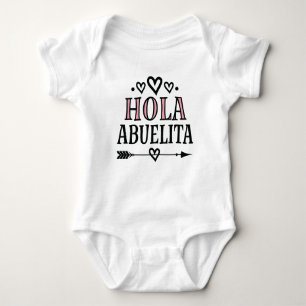 Body Hola Abuelita Baby Reveillez Bonjour grand-mère