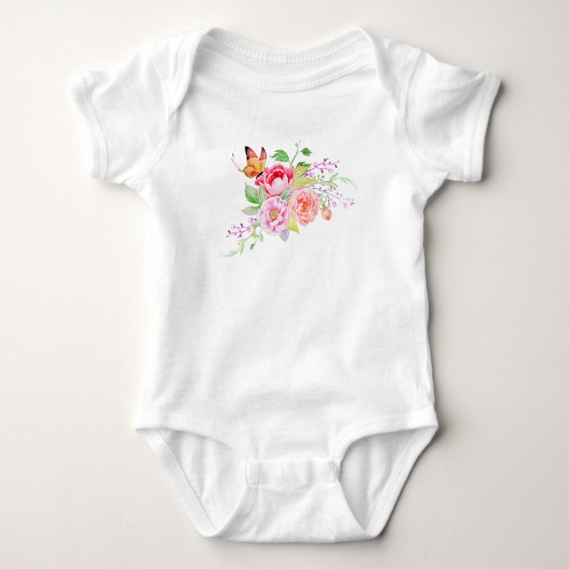 Body holiES - Bouquet de fleurs de printemps d'aquarell (Devant)