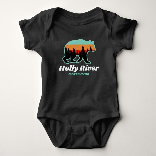 Body Holly River State Park West Virginia Bear Retro (Devant)
