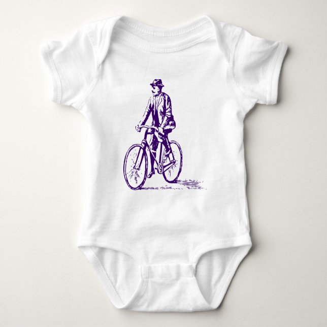 Body Homme à vélo - Deep Purple (Devant)