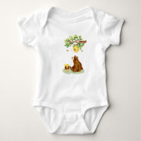 Honey Brown Ours et ruche