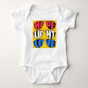 Body Hope Light Love Biden Baby/Toddler Shirt (Blanc)
