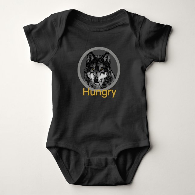 Body Hungry - Baby Jersey Bodysuit  (Devant)