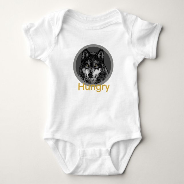 Body Hungry - Baby Jersey Bodysuit  (Devant)