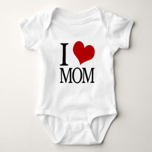 Body I bébé Onsie de maman de coeur (maman d'amour d'