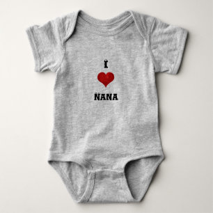 Body I combinaison de bébé de Nana de coeur