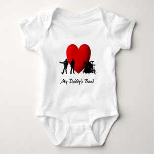 Body I Heart My Daddy's Band Custom Musicians Design