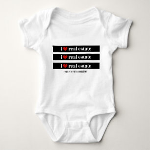 Body "I Heart Real Estate" Baby Onsie