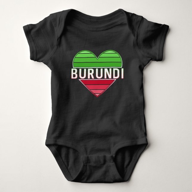 Body I Love Burundi, Coeur Burundais (Devant)