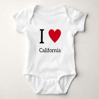 Body I Love California Baby Bodysuit Baby Gift