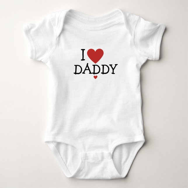 Body I Love Daddy Heart Custom (Devant)
