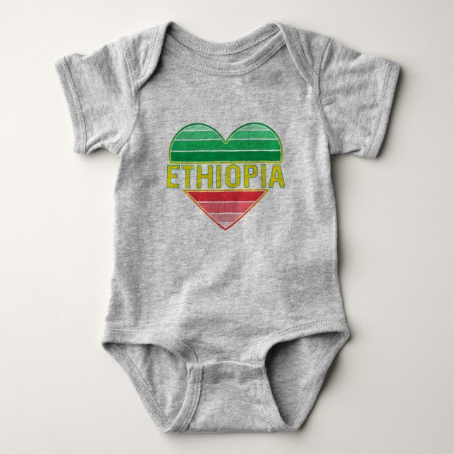 Body I Love Ethiopia, Ethiopian Heart (Devant)