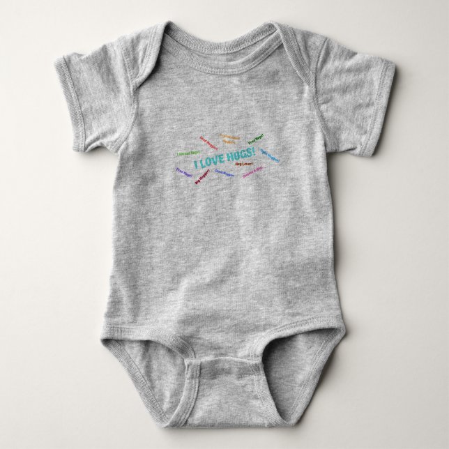 Body "I Love Hugs" Bodysuit bébé (Devant)