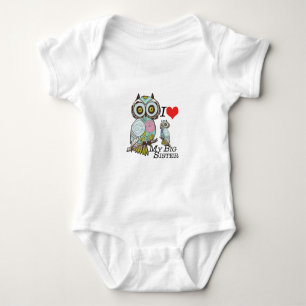 Body I-Love my-big Sister Owls Multiple Product Select
