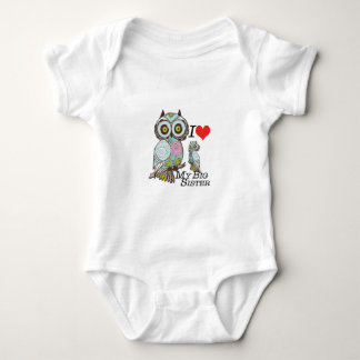 Body I-Love my-big Sister Owls Multiple Product Select
