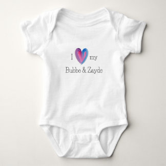 Body I Love My Bubbe and Zayde Baby Bodysuit