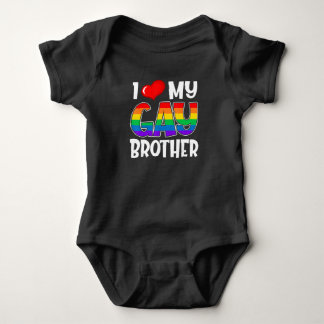 Body I Love My Gay Bror Lgbt Pride Mois Soutien à la fa