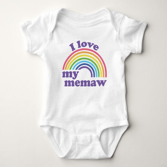 Body I Love My MeMaw - Joli arc-en-ciel (Devant)