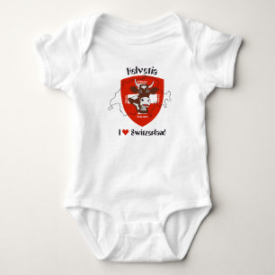 Body I love Switzerland pour tous les Baby Strampler