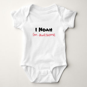 Body I Noah I'm Awesome baby boy bébé pousse