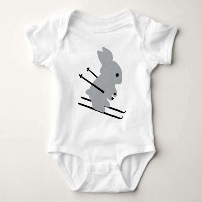 Body icône du lapin de ski (Devant)
