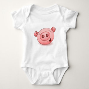 Body Icône heureuse de porc