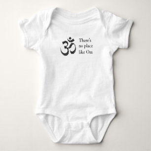 Body "Il n'y a pas de place comme Om" Yoga Baby, une pi