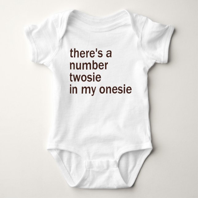 Body Il y a un nombre Twosie dans le mon… (Devant)
