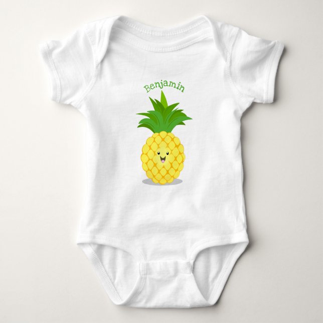 Body Illustration d'ananas mignon (Devant)
