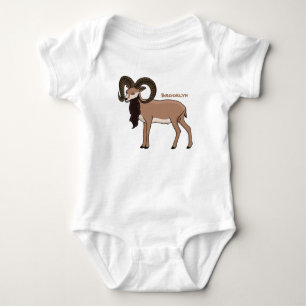 Body Illustration de chèvre de Mouflon