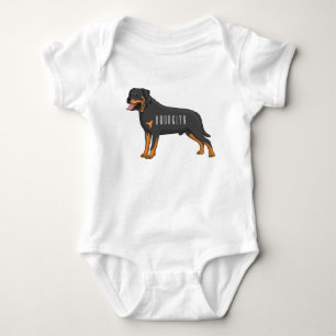 Body Illustration de chien Rottweiler