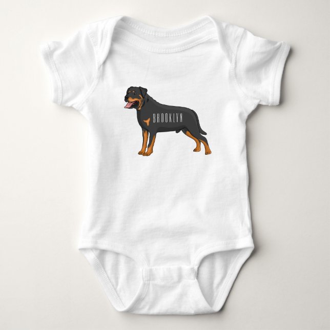 Body Illustration de chien Rottweiler (Devant)