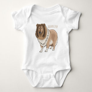 Body Illustration de chien Rough collie