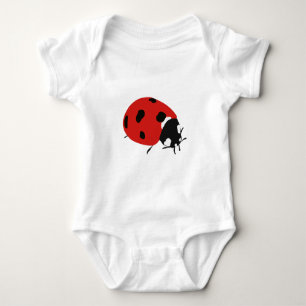 Body Illustration de coccinelle rouge mignonne