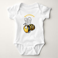 Illustration de dessin animé d'abeilles joyeux