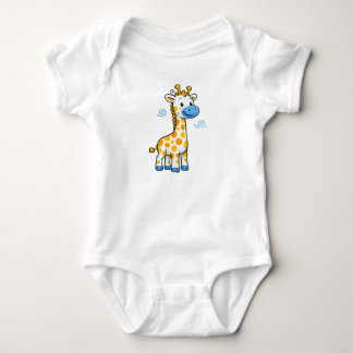 Body Illustration de dessin animé de bébé girafe mignon