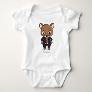 Body Illustration de dessin animé de rat mignon