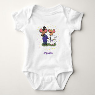 Body Illustration de dessin animé d'un couple de souris