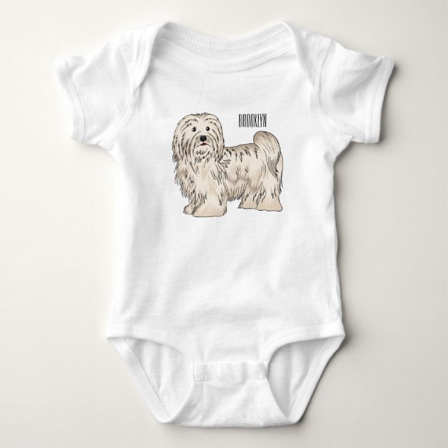 Body Illustration de dessin de chien de Havan (Devant)