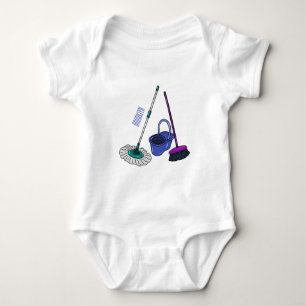 Body Illustration de la bande dessinée Broom & mop