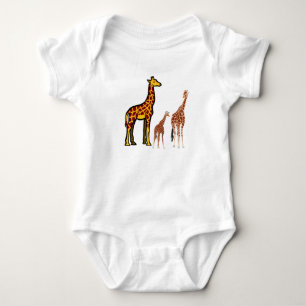 Body Illustration de la famille Giraffe