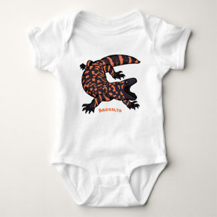 Body Illustration de lézard géant affamé