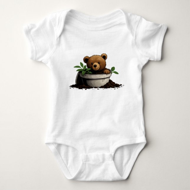 Body Illustration de l'ours en Plante pointé (Devant)