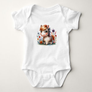 Body Illustration de poney fantaisiste Conception de